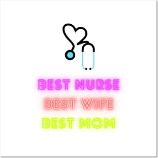 Best mom, best wife, best mom Posters and Art